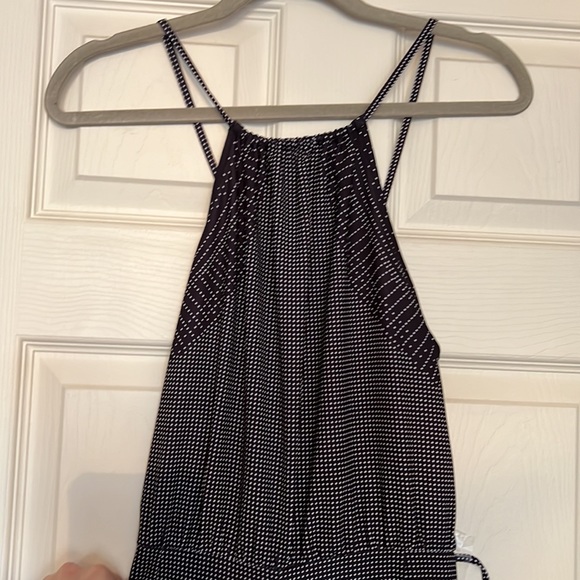 MOVING sale! H&M polka dot open back jumpsuit cropped wide leg - Picture 3 of 11
